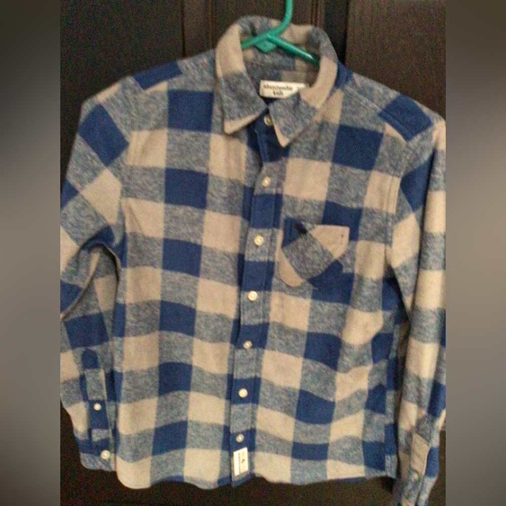 Boys super soft flannel shirt size 11-12 by Abercrombie kids